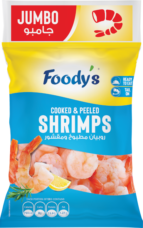 Foodys Jumbo Shrimps 400 gr